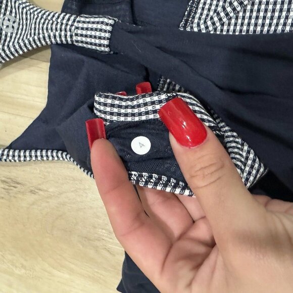 Lululemon Sports Bra Tank Top Active Workout Running Women's Size: 4 Blue‎ - Picture 6 of 6